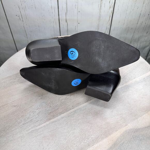 House of Harlow Womens Ankle Boots Size 6.5 Brown Leather Vintage Style Boot New - Picture 11 of 13